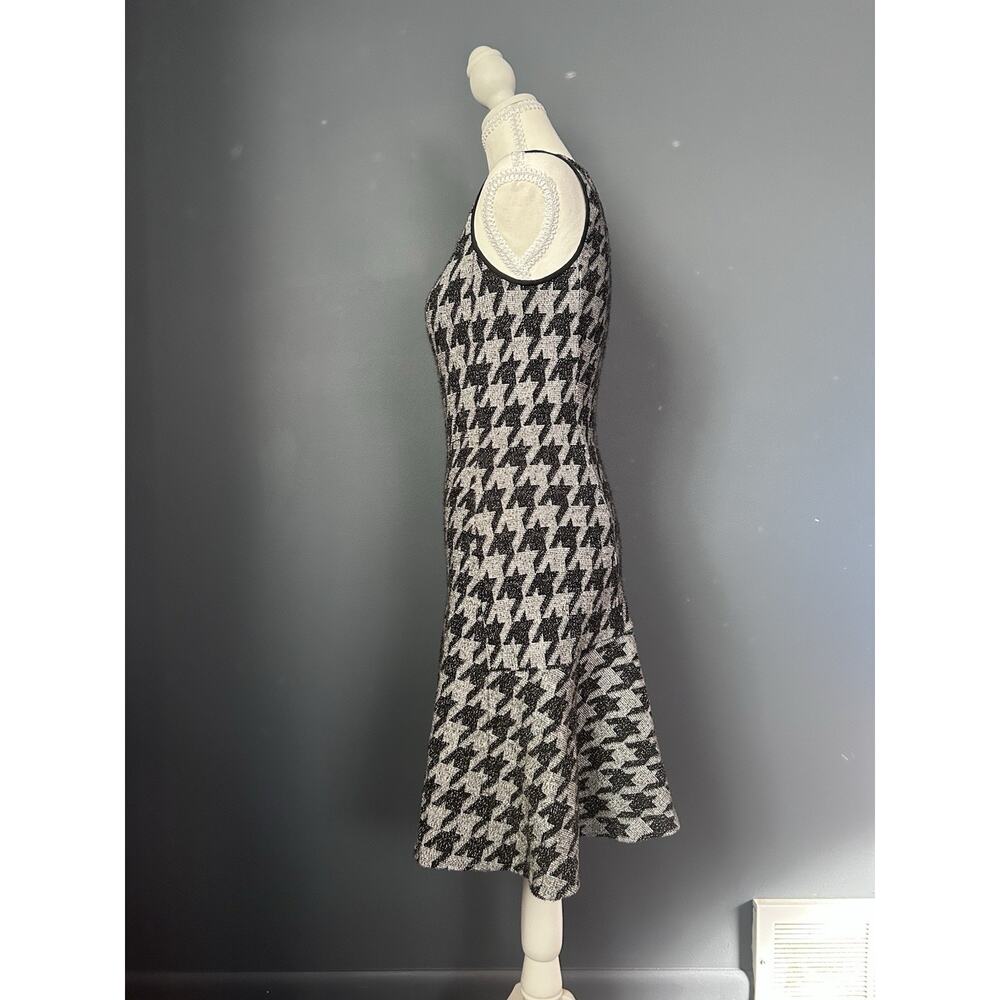 Theory Size 2 Houndstooth Nikay Dress Porter Check Classic Office Minimalist - Picture 5 of 8
